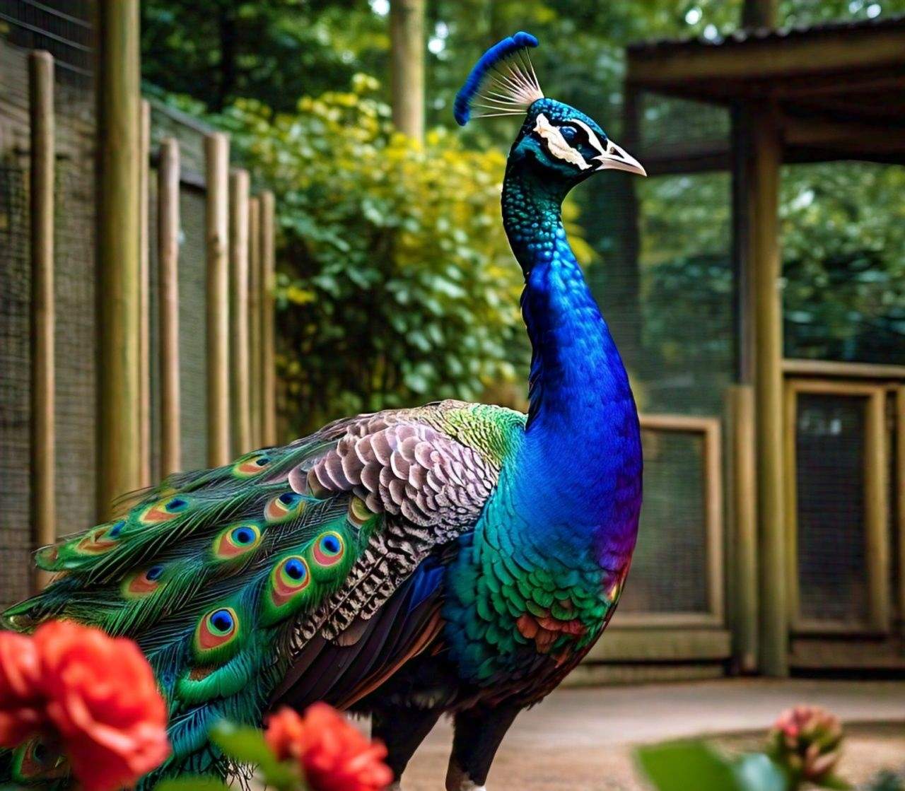 Resplendent Peacock